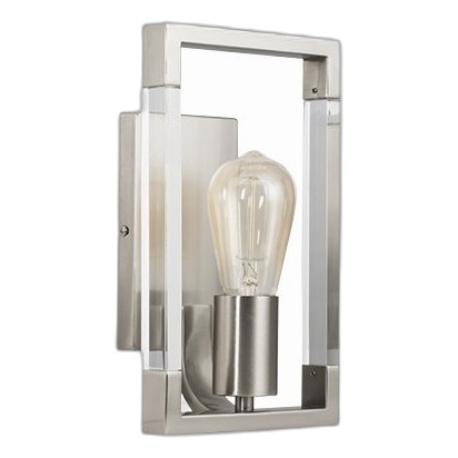 Bright Star Wb396 Satin Chrome Wall Light