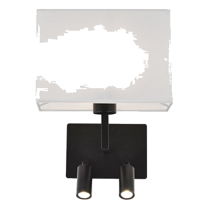 Bright Star Wb406/3 Black Led Wall Light