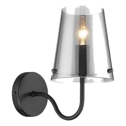 Bright Star Wb899/1 Matt Black Wall Light