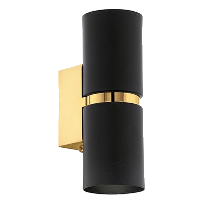 Eurolux W179Bg Passa Black & Gold Wall Light