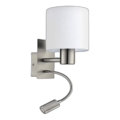 Eurolux W353W Pasteri Satin Chrome Wall Light