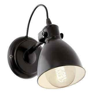 Eurolux W494 Priddy Black Wall Light