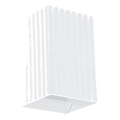 Spazio 4558.1.31 Clara Downface White Wall Light
