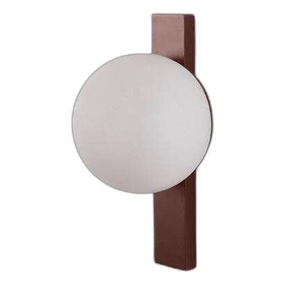 Spazio 4611.3044 Pin-Up Corten & Opal Wall Light