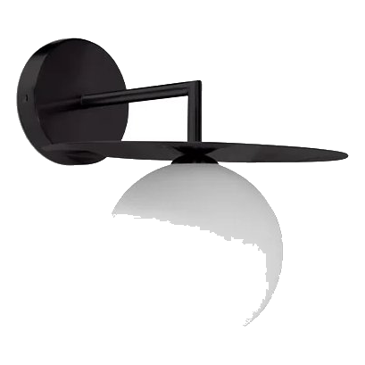 Spazio 5259.30 Senna Black Wall Light