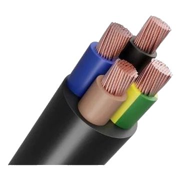0.5mm x 4 core Cabtyre Black (100M)