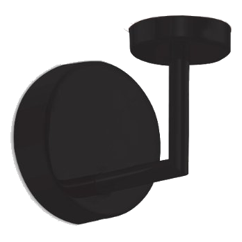 Spazio 5277.30 Pearl Black & Opal Wall Light
