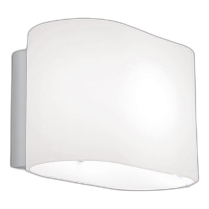 Spazio 5279 Ice Chrome & Opal Wall Light