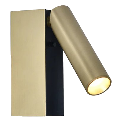 Spazio 8299.3010 Time Up Gold Led Wall Light