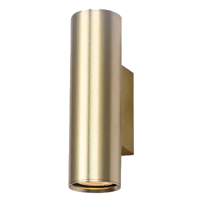 Spazio 8928.2.10 Cylindro 2 Light Gold Wall Light