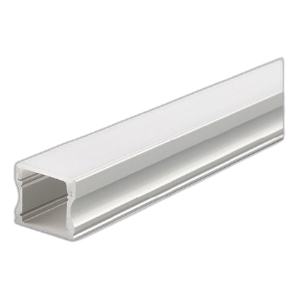 Pioled 1716 Dotless Surface Led Strip Profile – White