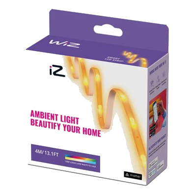 Wiz Rgbw Smart Wi-Fi Led Strip – 4M Not Extendable