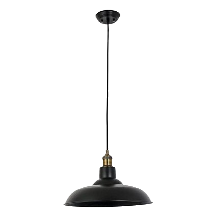 Bright Star Pen264 Matt Black Pendant