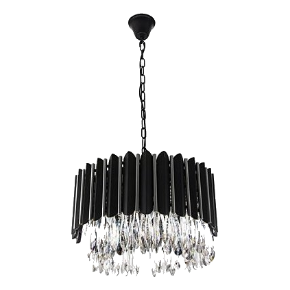 Bright Star Pen562 Chrome & Crystal Pendant