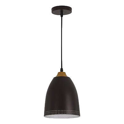 Bright Star Pen609 Black & Wood Pendant