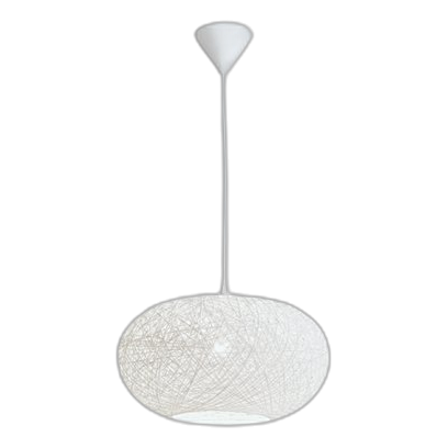 Bright Star Pen767 White Twine Pendant