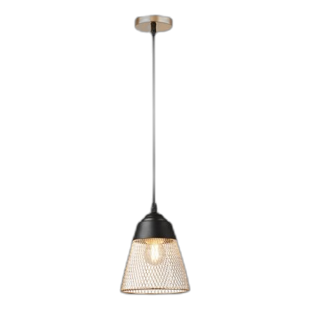 Bright Star Pen863 Black & Gold Pendant
