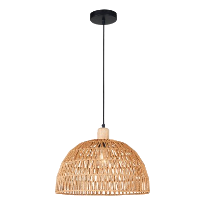 Bright Star Pen957 Wood & String Pendant