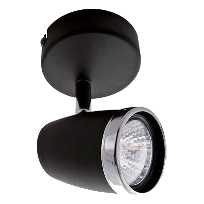 Bright Star S064/1 Polished Chrome & Black Spot Light