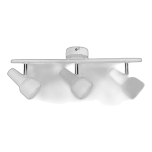 Bright Star S166/3 Matt White & Chrome Spotlight
