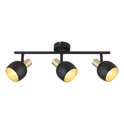 Bright Star S417/3 Black & Gold Spotlight