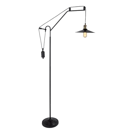 Bright Star Sl016 Matt Black Floor Lamp