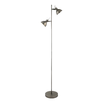 Bright Star Sl062 Antique Silver Standing Floor Lamp