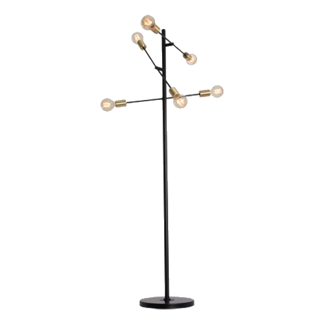 Bright Star Sl080 Black Floor Lamp