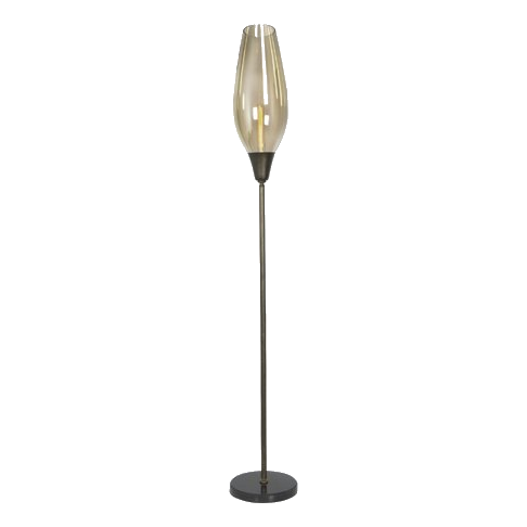 Bright Star Sl081 Cognac Glass Floor Lamp