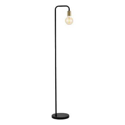 Bright Star Sl408 Black Metal Floor Lamp