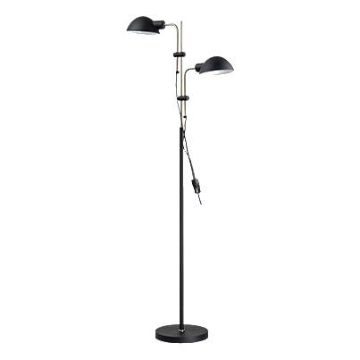 Bright Star Sl433 Black Standing Lamp