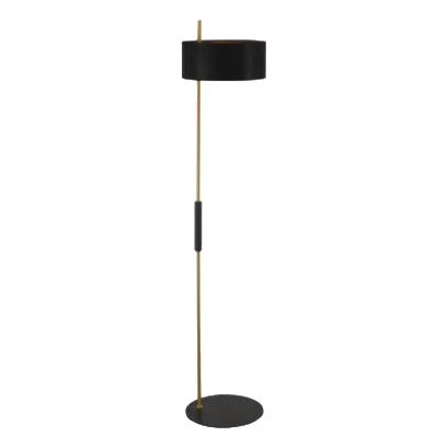 Bright Star Sl442 Black & Gold Metal Floor Lamp