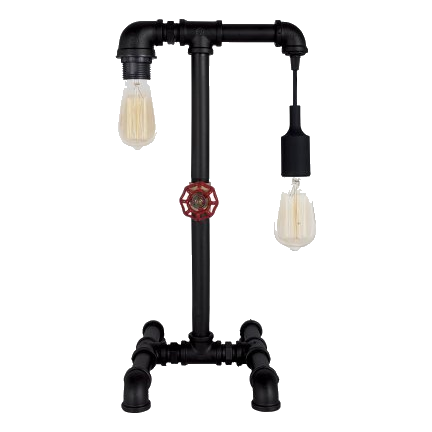 Bright Star Tl144 Black Metal Table Lamp