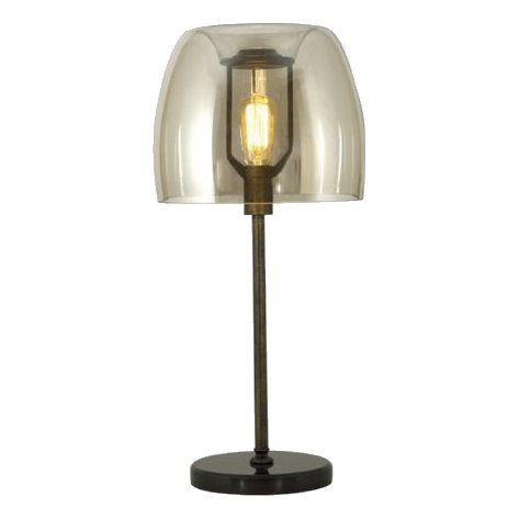 Bright Star Tl175 Cognac Glass Table Lamp
