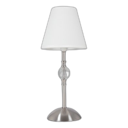 Bright Star Tl187 Satin Chrome Metal Table Lamp