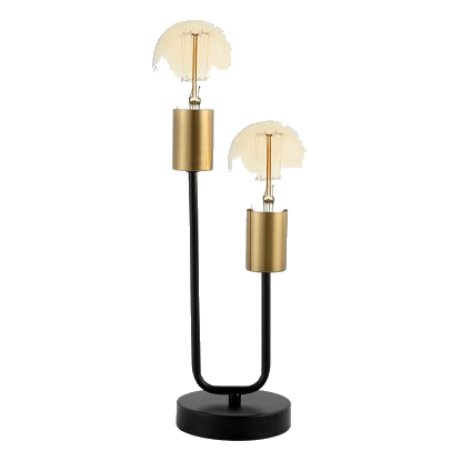 Bright Star Tl653 Black & Brass Table Lamp