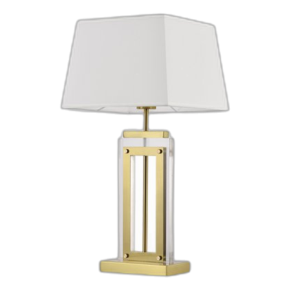 Bright Star Tl691 Beige Metal Table Lamp