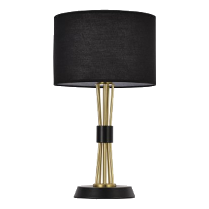 Bright Star Tl692 Black & Gold Table Lamp