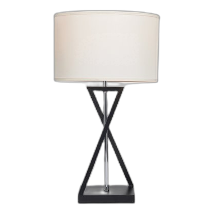 Bright Star Tl695 Black & Chrome Table Lamp