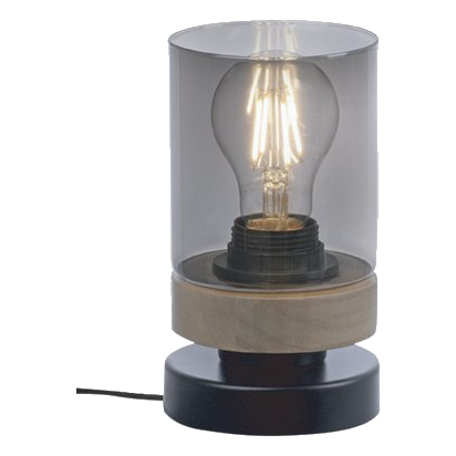 Bright Star Tl699 Wood & Metal Table Lamp