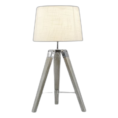 Bright Star Tl700 Beige Wood Table Lamp