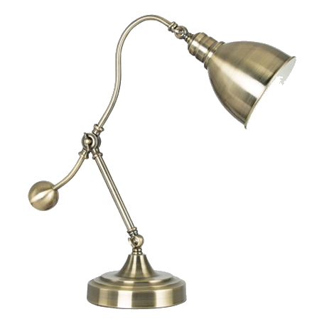Bright Star Tl819 Antique Brass Desk Lamp