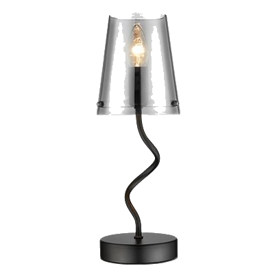 Bright Star Tl823 Matt Black Metal Table Lamp
