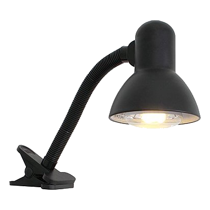 Eurolux T135B Black Clip On Desk Lamp