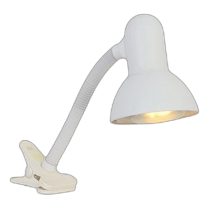 EUROLUX T135W WHITE 120mm STUDENT DESK CLAMP