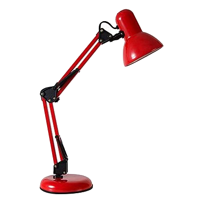Eurolux T355R Adjustable Red Desk Lamp