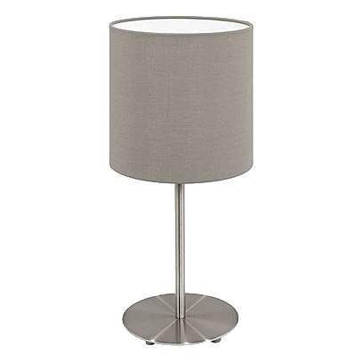Eurolux T537T Pasteri Taupe & Chrome Lamp