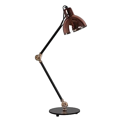 Eurolux T550C Siena Black & Copper Desk Lamp