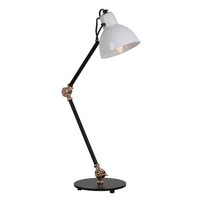 Eurolux T550Op Siena Black & White Desk Lamp