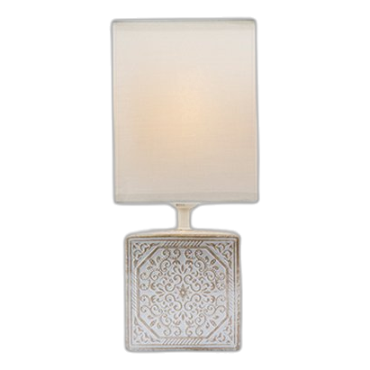 Eurolux T648W Maderia Brown & White Table Lamp